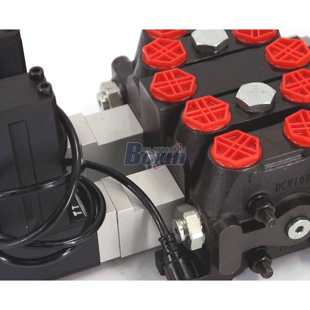 DCV100 Electric Motor 2 Spool Sectional Directional Valve detail image